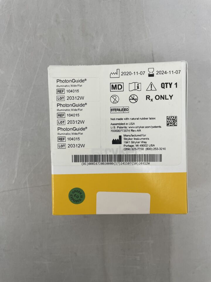 104015 - STRYKER - Invuity PhotonGuide Illuminator, Wide/Flat, (BX/1) - ( Expiry Date: 2024-11-07 )