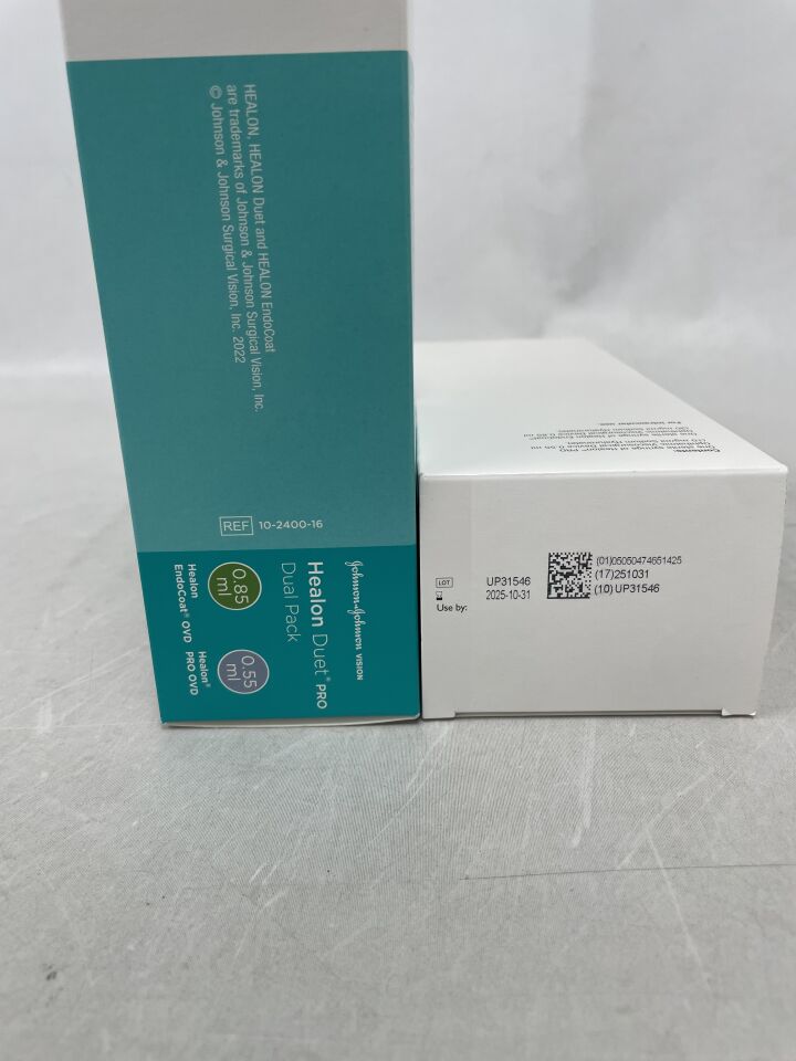 10-2400-16  -  JOHNSON & JOHNSON  -  HEALON DUET PRO , ( BX/1 )  -  ( Expiry Date : 2025-10-31 )