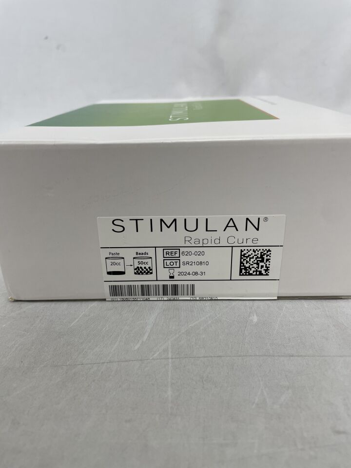 620-020 - BIOCOMPOSITES - Stimulan Sterile Rapid Cure, 20 cc Paste Volume, 50 cc Bead Volume, (BX/1) - ( Expiry Date: 2024-08-31 )