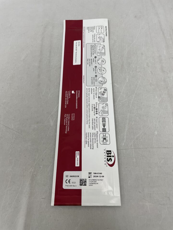 186-0160 - COVIDIEN - bis pediatric pediatric sensor, (EA) - ( Expiry Date: 2024-12-09 )