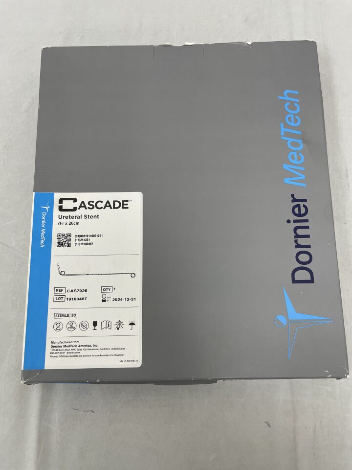 CAS7026 - DORNIER MEDTECH - Cascade Ureteral Stent, 7Fr x 26cm, (BX/1) - ( Expiry Date: 2024-12-31 )