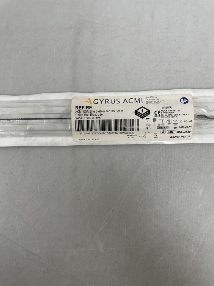 RE - GYRUS ACMI - Elite System Roller Ball Electrode, 24/26 Fr Size, (EA) - ( Expiry Date: 2023-01-02 )