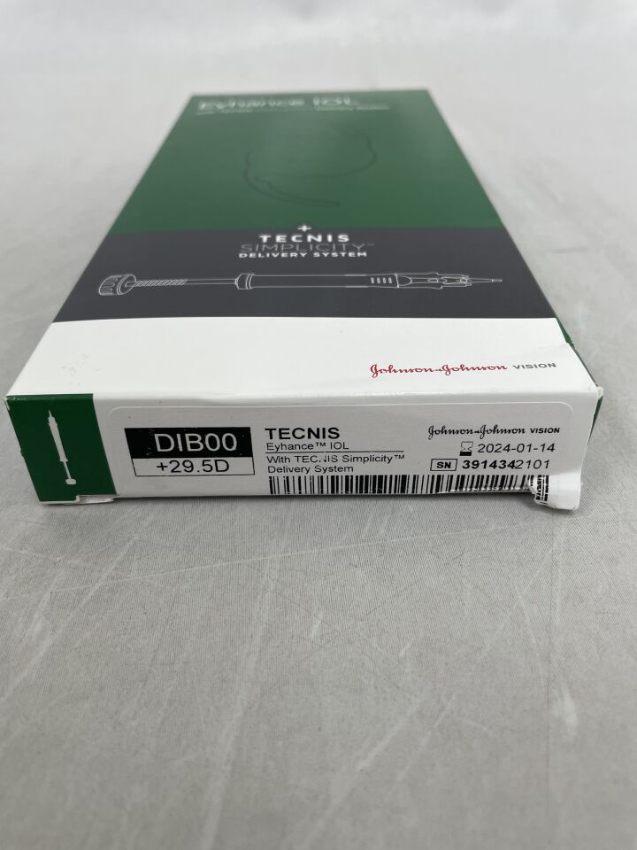 DIB00U0295 - JOHNSON & JOHNSON - TECNIS Eyhance IOL with TECNIS Simplicity Delivery System, +29.5D, (BX/1) - ( Expiry Date: 2024-01-14 )