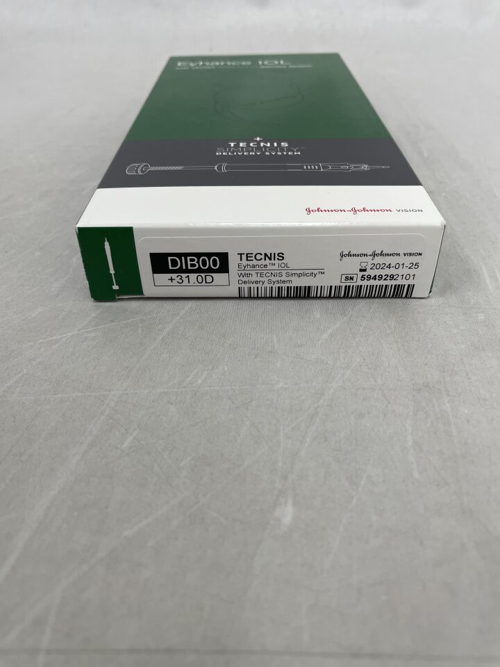 DIB00U0310 - JOHNSON & JOHNSON - TECNIS Eyhance IOL with TECNIS Simplicity Delivery System, +31.0D, (BX/1) - ( Expiry Date: 2024-01-25 )