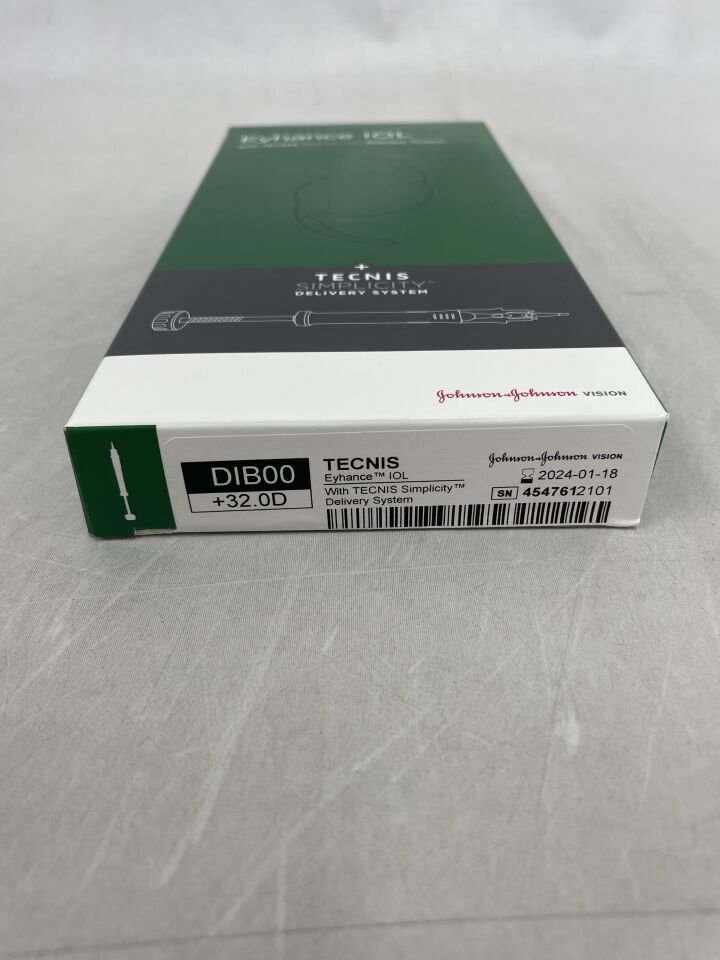 DIB00U0320 - JOHNSON & JOHNSON - TECNIS Eyhance IOL with TECNIS Simplicity Delivery System, +32.0D, (BX/1) - ( Expiry Date: 2024-01-18 )