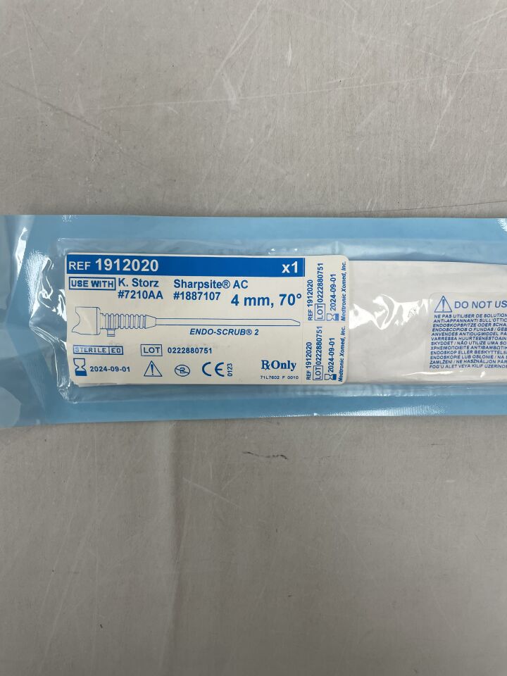 1912020 - MEDTRONIC - Endo-Scrub 2 Cleaning Sheath, For Karl Storz 7230CA Arthroscope, 4 mm Size, (EA) - ( Expiry Date: 2024-09-01 )