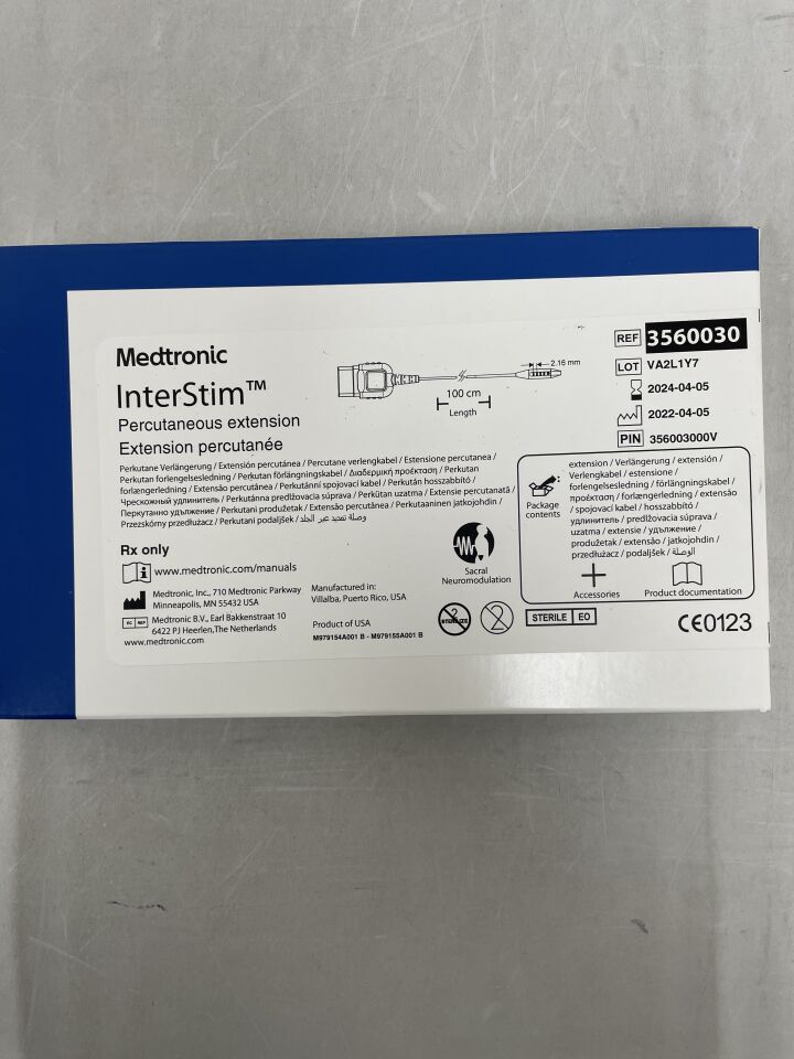 3560030 - MEDTRONIC - InterStim Percutaneous Extension 2.16mm x 100cm, (BX/1) - ( Expiry Date: 2024-04-05 )