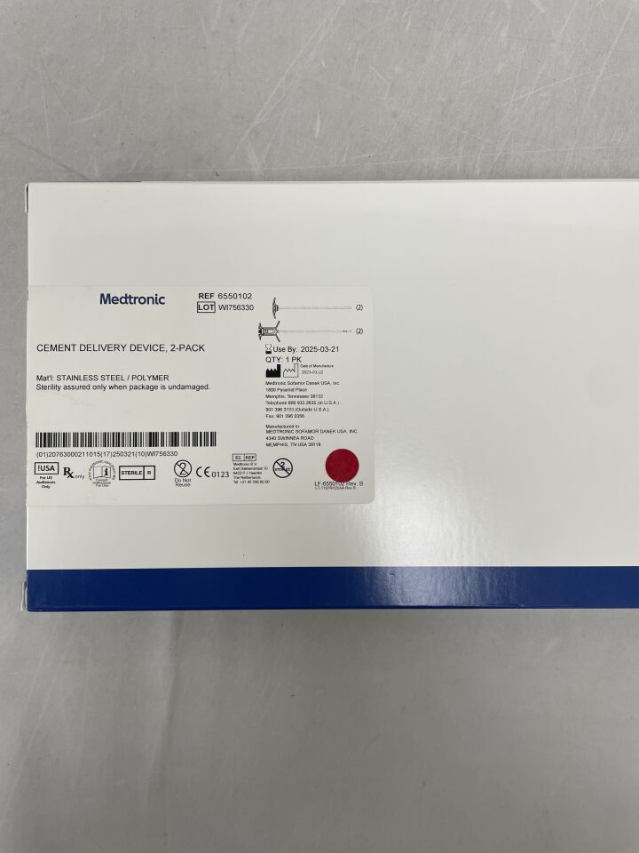 6550102 - MEDTRONIC - Cement Delivery Device, (BX/2) - ( Expiry Date: 2025-03-21 )