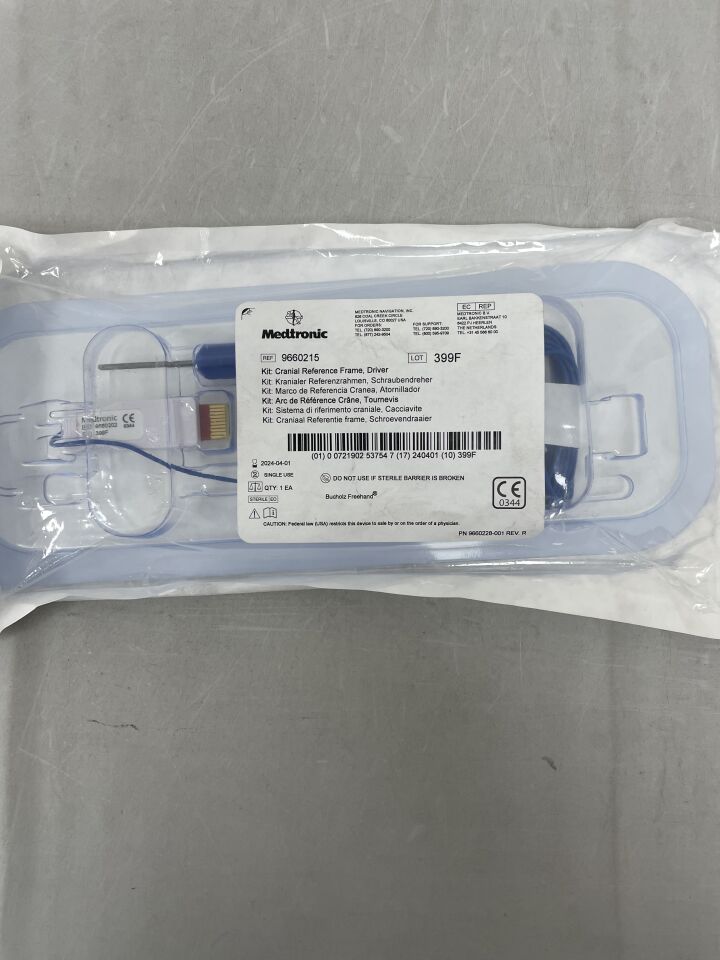 9660215 - MEDTRONIC - Cranial Reference Frame, Driver, Kit, (EA) - ( Expiry Date: 2024-04-01 )
