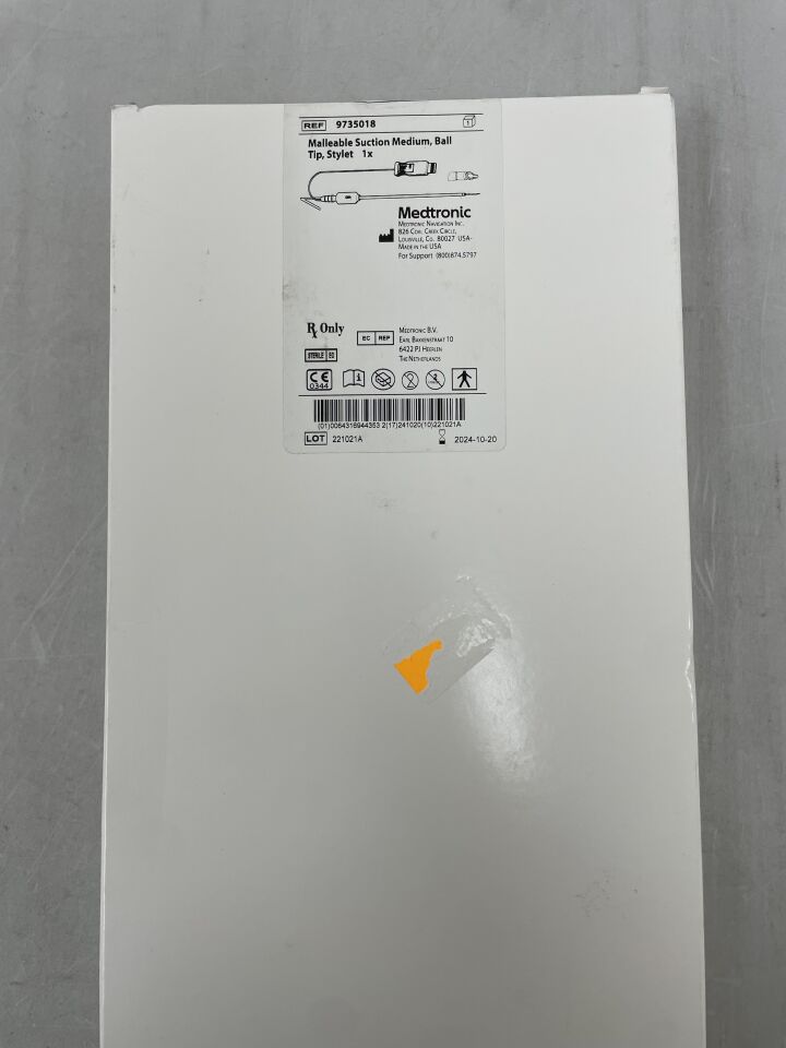 9735018 - MEDTRONIC - Malleable Suction, Medium Ball Tip, (BX/1) - ( Expiry Date: 2024-10-20 )