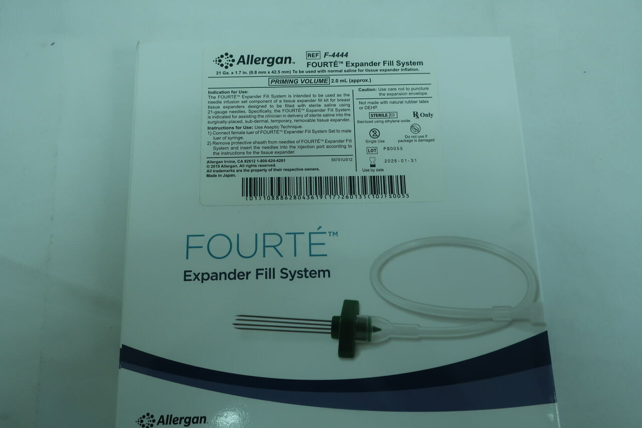 F-4444 - ALLERGAN - Natrelle Fourte Expander Fill System, 21G x 1.7 in. Needle Length, (BX/1) - ( Expiry Date: 2021-09-30 )