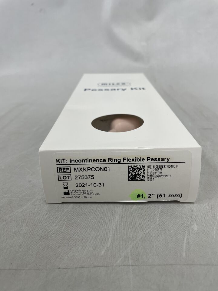 MXKPCON01 - COOPER SURGICAL - Incontinence Ring Kit Flexible Pessary #1; 2" (51mm), (BX/1) - ( Expiry Date: 2021-10-31 )