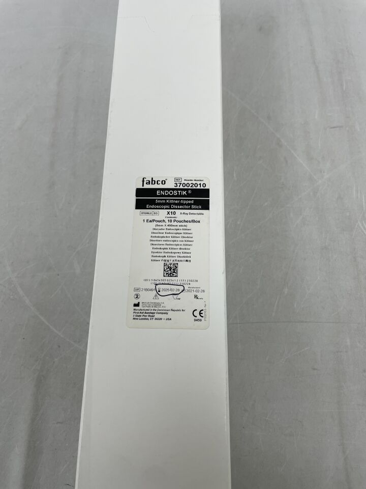 37002010 - FABCO - Endostik Endoscopic Sponge, Kittner Tip, X-Ray Detectable, 5 mm Stick, Sewn Cotton, (BX/10) - ( Expiry Date: 2025-02-28 )