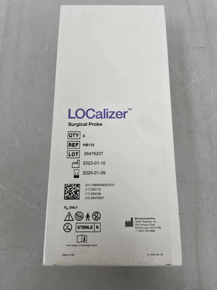 HB115 - HEALTH BEACONS - LOCalizer Surgical Probe, (BX/5) - ( Expiry Date: 2025-01-09 )