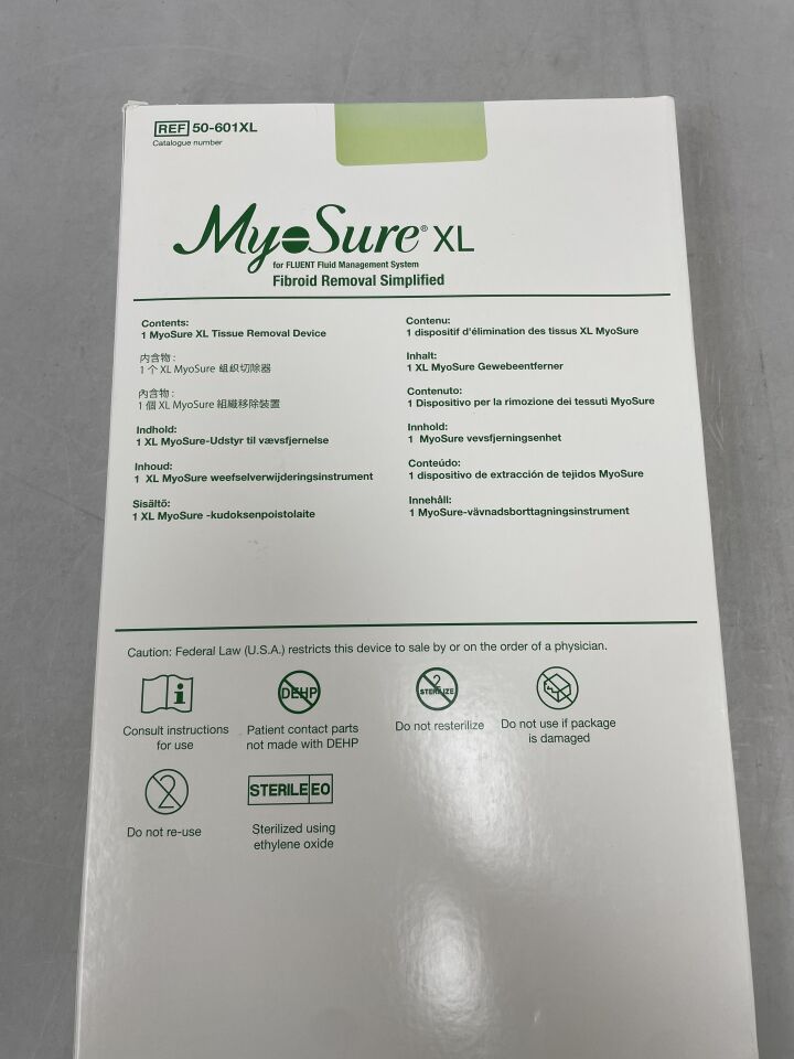 50-601XL - HOLOGIC - myosure xl tissue removal device for fluent, (BX/1) - ( Expiry Date: 2025-03-20 )