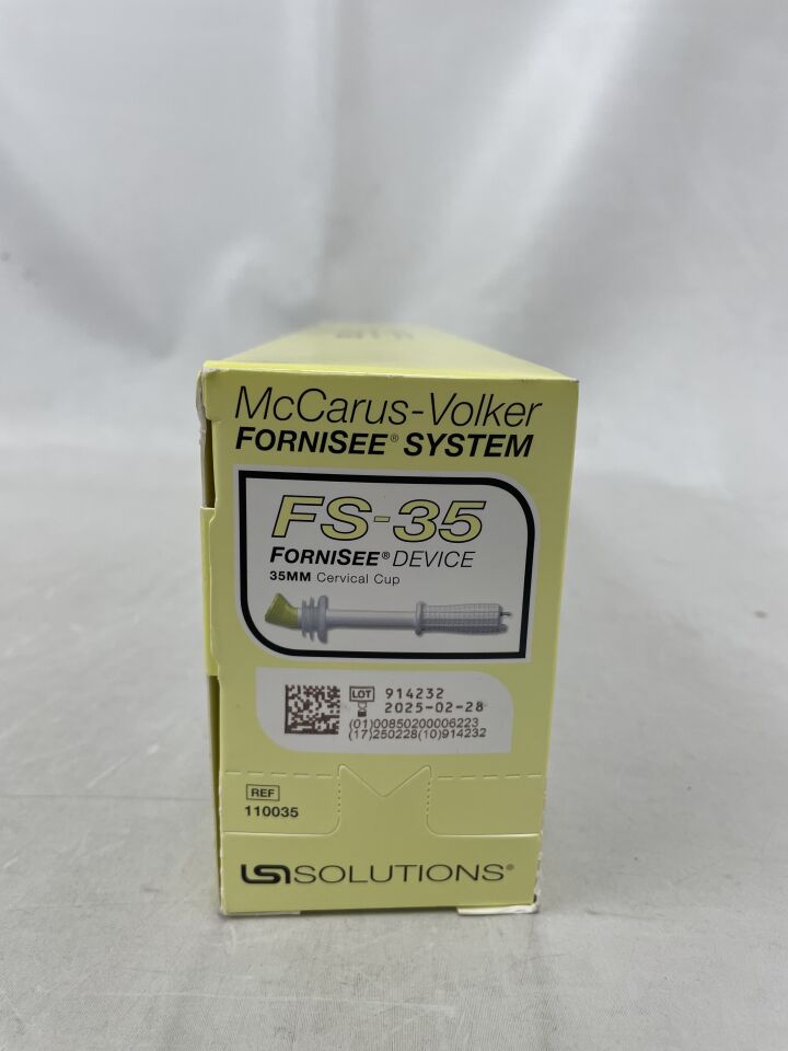 110035 - LSI SOLUTIONS - McCarus-Volker Fornisee System, 35mm Cervical Cup, (BX/1) - ( Expiry Date: 2025-02-28 )