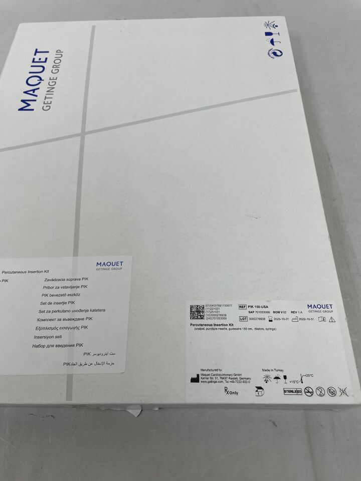 PIK 150-USA  -  MAQUET  -  percutaneous insertion kit , ( BX/1 )  -  ( Expiry Date : 2025-10-31 )