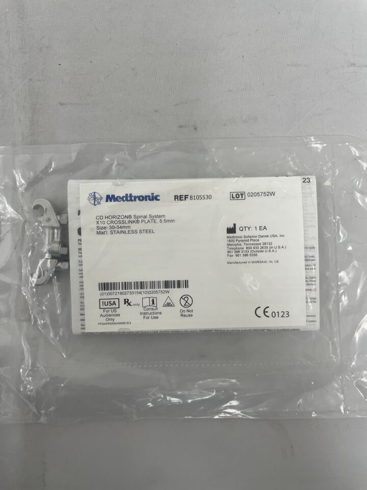 8105530  -  MEDTRONIC  -  CD HORIZON Spinal System X10 CROSSLINK Plate, 30-34mm , ( EA )  -  ( Expiry Date : 2099-12-31 )