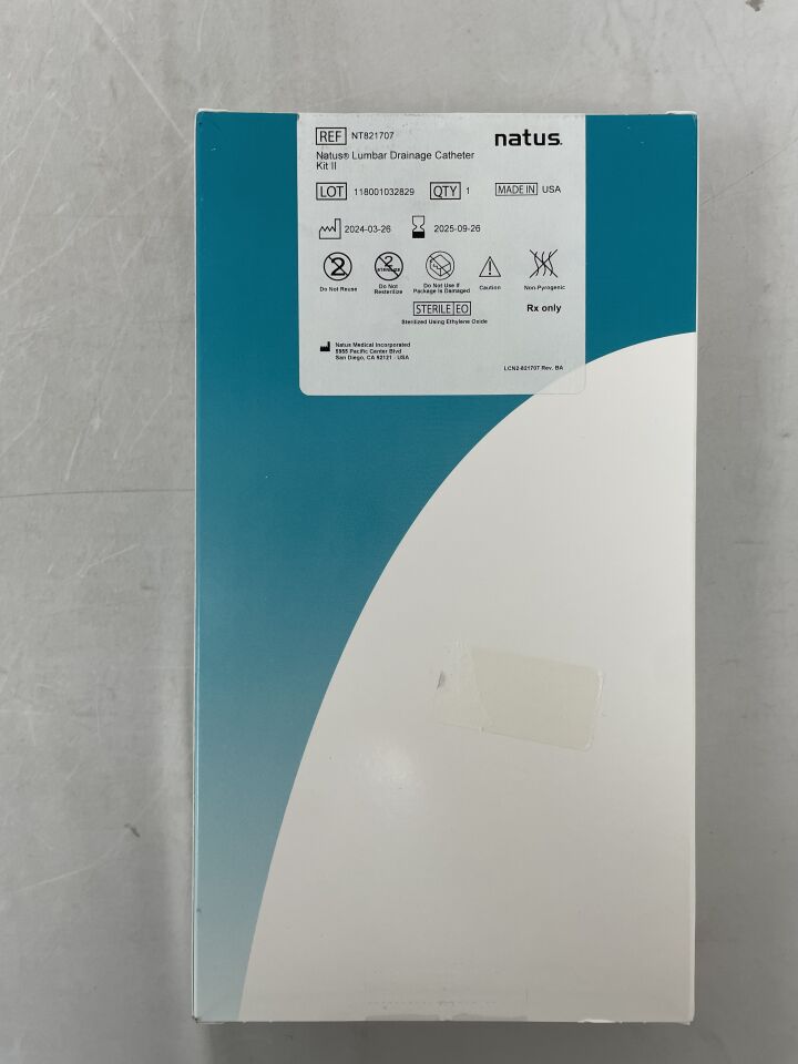NT821707 - NATUS - 腰椎引流導管套件 II , ( BX/1 ) - ( 有效期限 : 2025-09-26 )