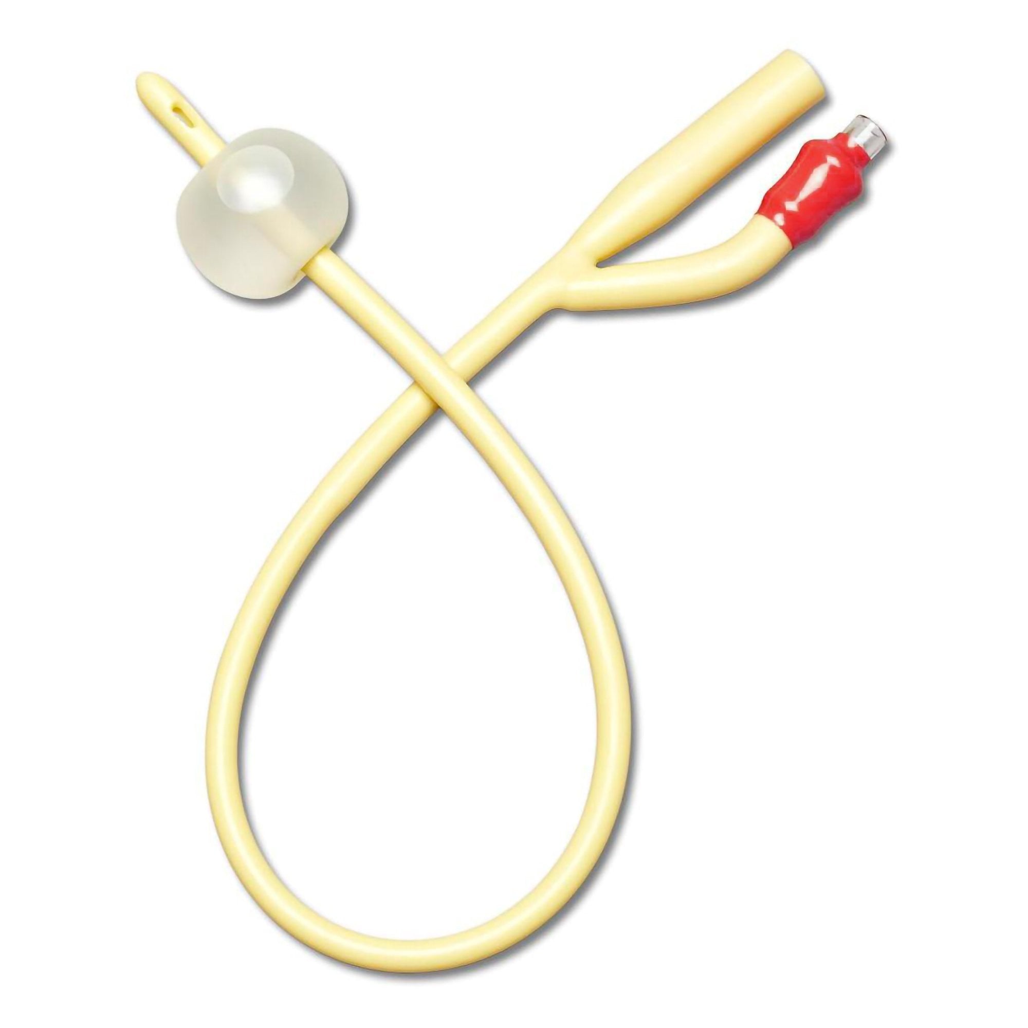 527627 - Medline - Foley Catheter Medline 2-Way 10 cc Balloon 18 Fr. Silicone Coated Latex DYND11758 Case of 12, (CS)