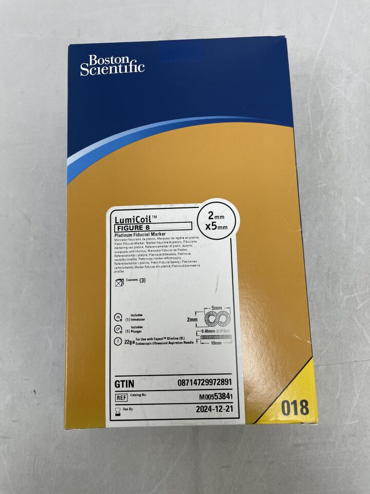 5384 - BOSTON SCIENTIFIC - LumiCoil Platinum Fiducial Marker - Figure 8 - 2 x 5mm, (BX/3) - ( Expiry Date: 2024-12-21 )