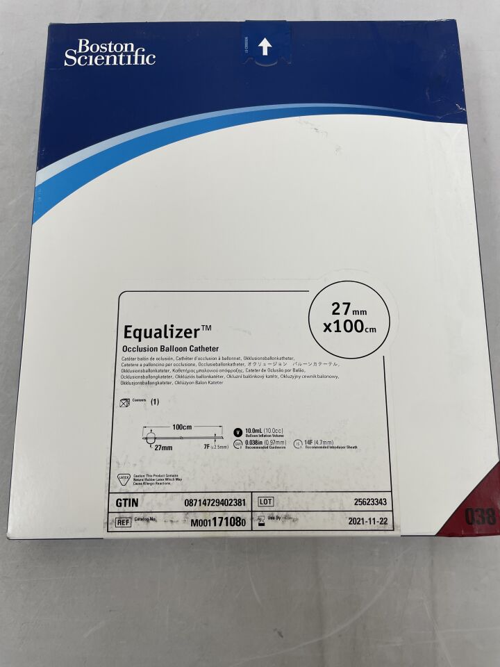 17108 - BOSTON SCIENTIFIC - Equalizer Occlusion Balloon Catheter - 27mm x 100cm, (BX/1) - ( Expiry Date: 2021-11-22 )