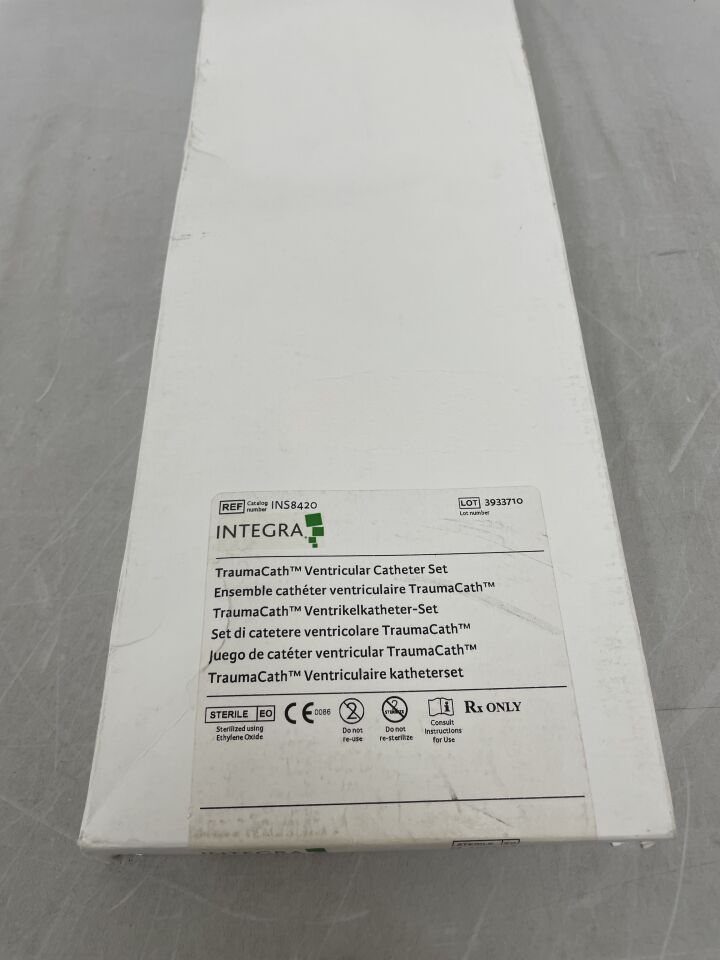 INS8420 - INTEGRA - Hermetic TraumaCath Ventricular Catheter Set, 35 cm L Catheter, (BX/1) - ( Expiry Date: 2024-08-31 )