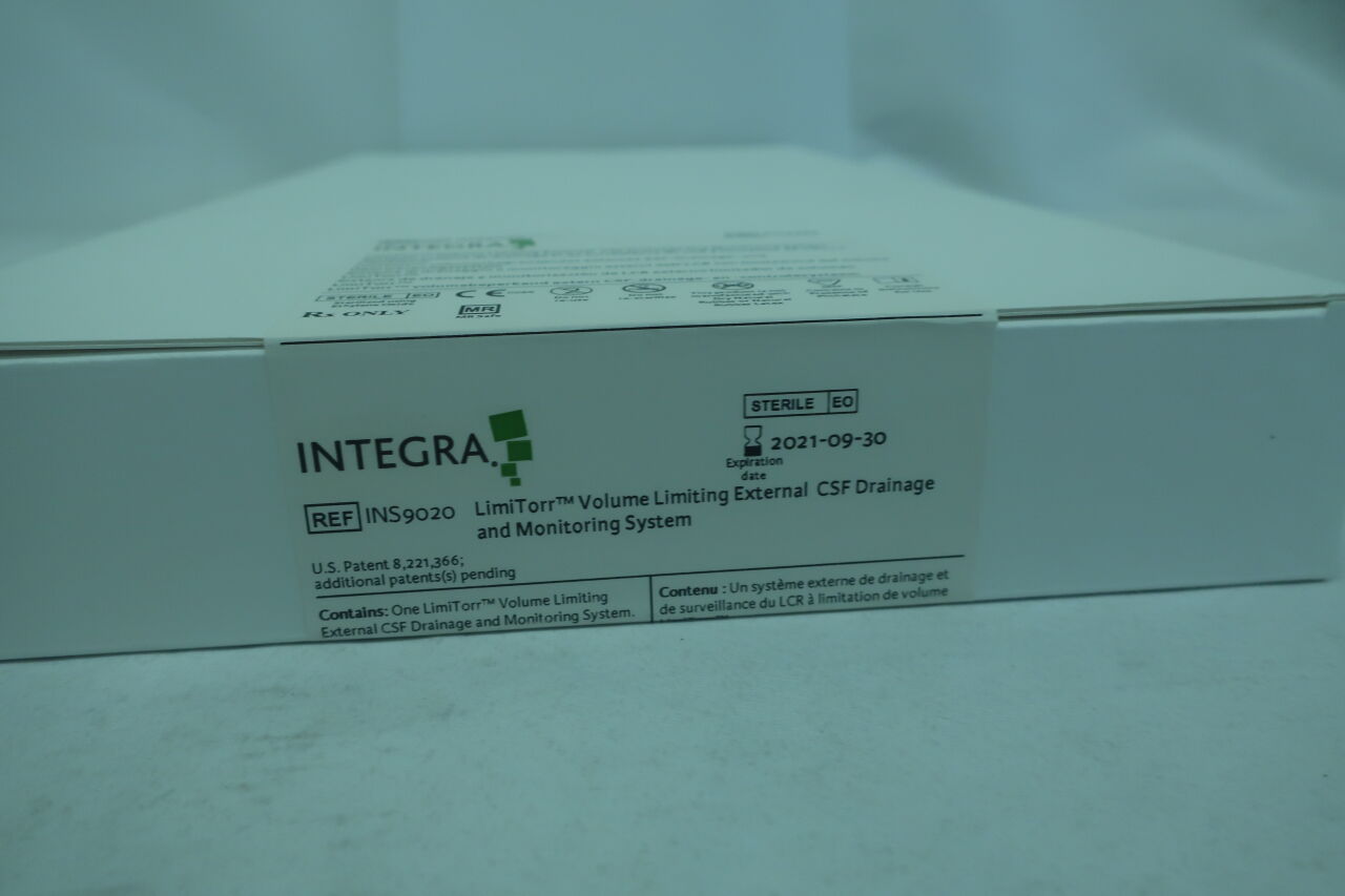INS9020 - INTEGRA - LimiTorr Volume Limiting External CSF Drainage System with Burette, 20 mL, (BX/1) - ( Expiry Date: 2022-03-31 )