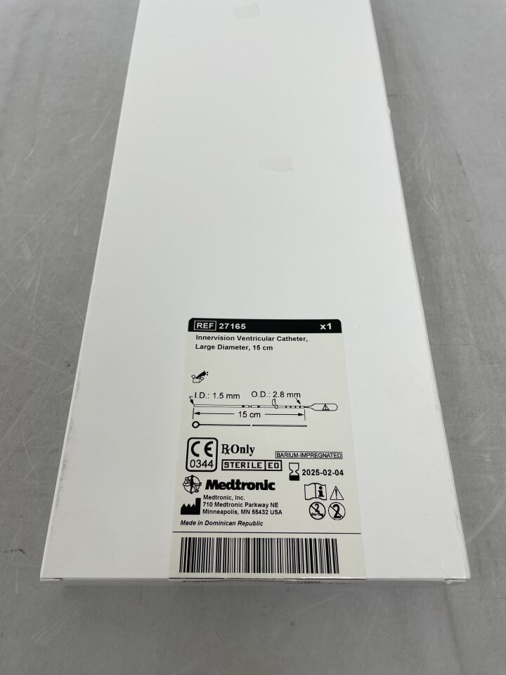 27165 - MEDTRONIC - Innervision Ventricular Catheter, Large- 15cm, (BX/1) - ( Expiry Date: 2025-02-04 )