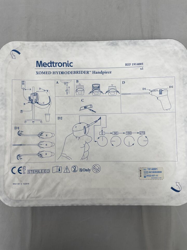 1914001 - MEDTRONIC - Xomed Hydrodebrider Standard Handpiece, (EA) - ( Expiry Date: 2022-07-11 )