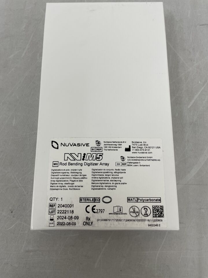 2040001 - NUVASIVE - Rod Bending Digitizer Array, (BX/1) - ( Expiry Date: 2024-08-09 )