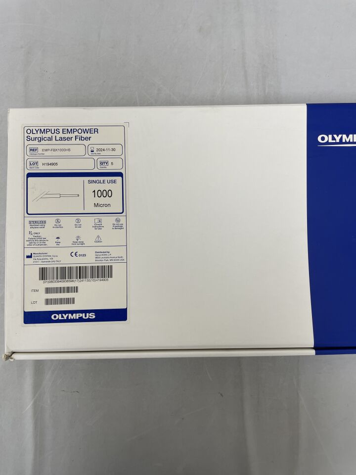 EMP-FBX1000HS - OLYMPUS - Empower Surgical Laser Fiber, 1000 Micron, (BX/5) - ( Expiry Date: 2024-11-30 )