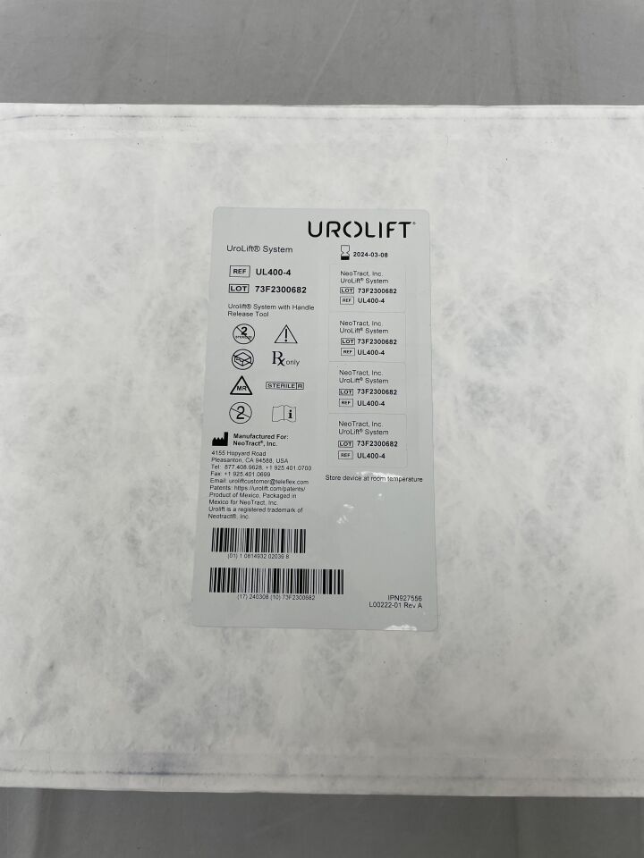 UL400-4 - TELEFLEX - NEOTRACT Urolift System w/Hand Release Tool, (EA) - ( Expiry Date: 2024-03-08 )