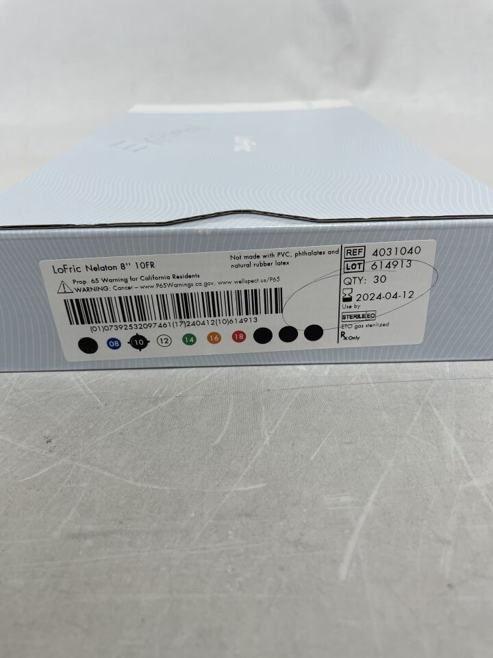 4031040 - WELLSPECT - Urinary Catheter LoFric Nelaton 8" 10FR, (BX/30) - ( Expiry Date: 2024-04-12 )