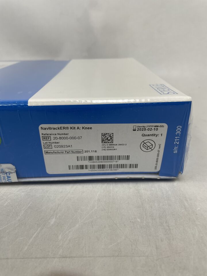 20-8000-000-07 - ZIMMER - NavitrackER Kit, Knee, (BX/1) - ( Expiry Date: 2025-02-10 )