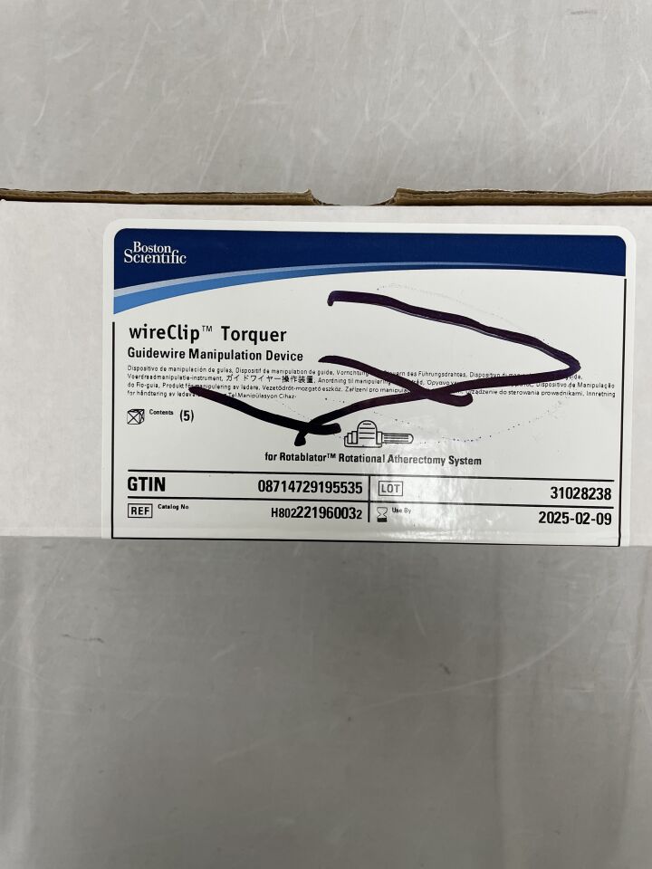 22196003 - BOSTON SCIENTIFIC - wire clip torquer, (BX/5) - ( Expiry Date: 2025-02-09 )