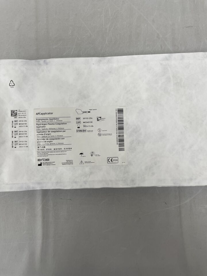 20132-254 - ERBE - Rigid Argon Plasma Coagulation (APC) Applicator, Filter, Spatula 5mm x 350mm, (EA) - ( Expiry Date: 2023-11-04 )
