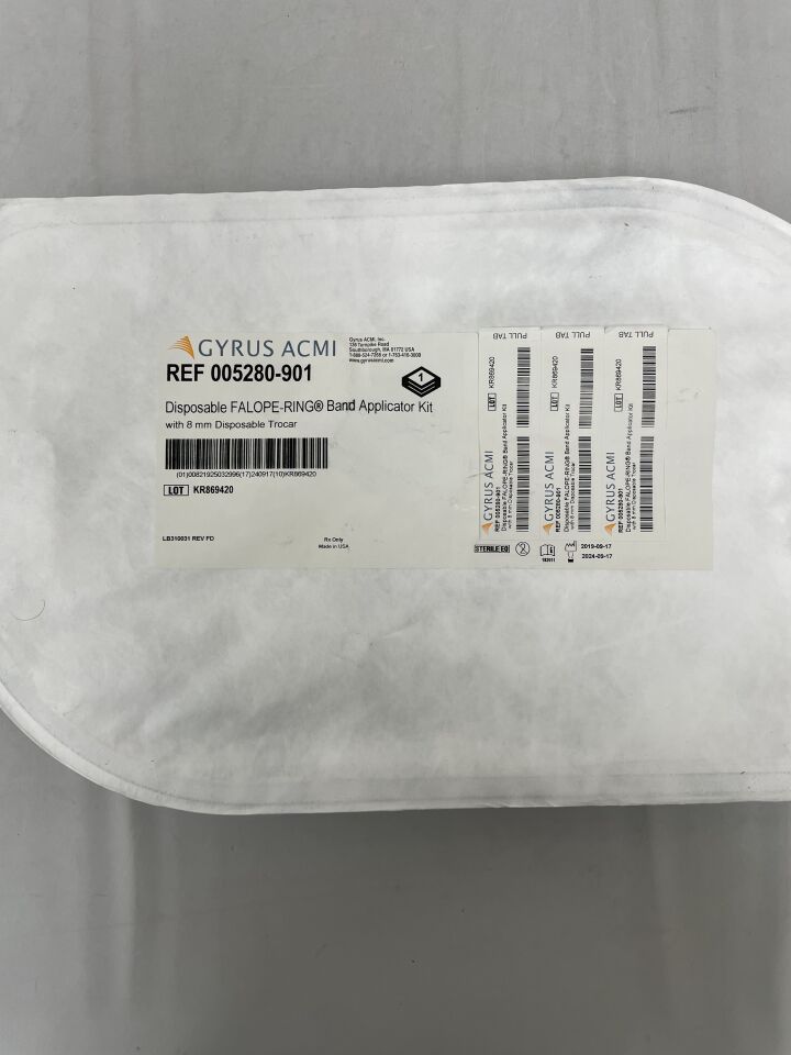 005280-901 - GYRUS ACMI - Disposable Falope-Ring Band Applicator Kit w/8mm Trocar, (EA) - ( Expiry Date: 2025-04-13 )
