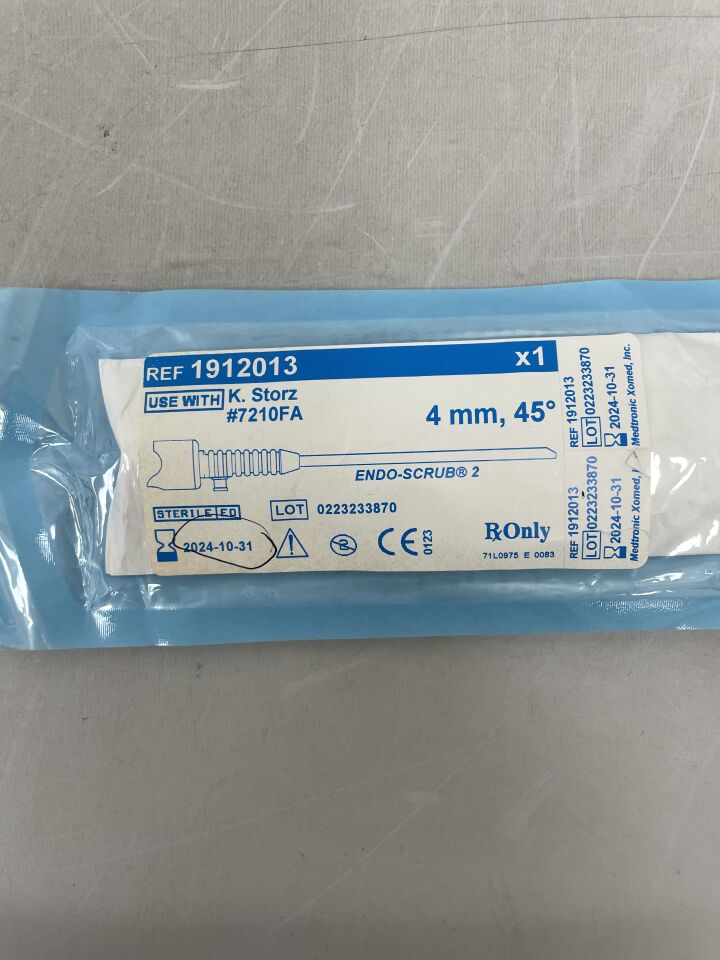 1912013 - MEDTRONIC - Endo-Scrub 2 Lens Cleaning Sheath for Karl Storz Scope 7210FA, 4mm, 45 Degree

, () - ( Expiry Date: 2024-10-31 )