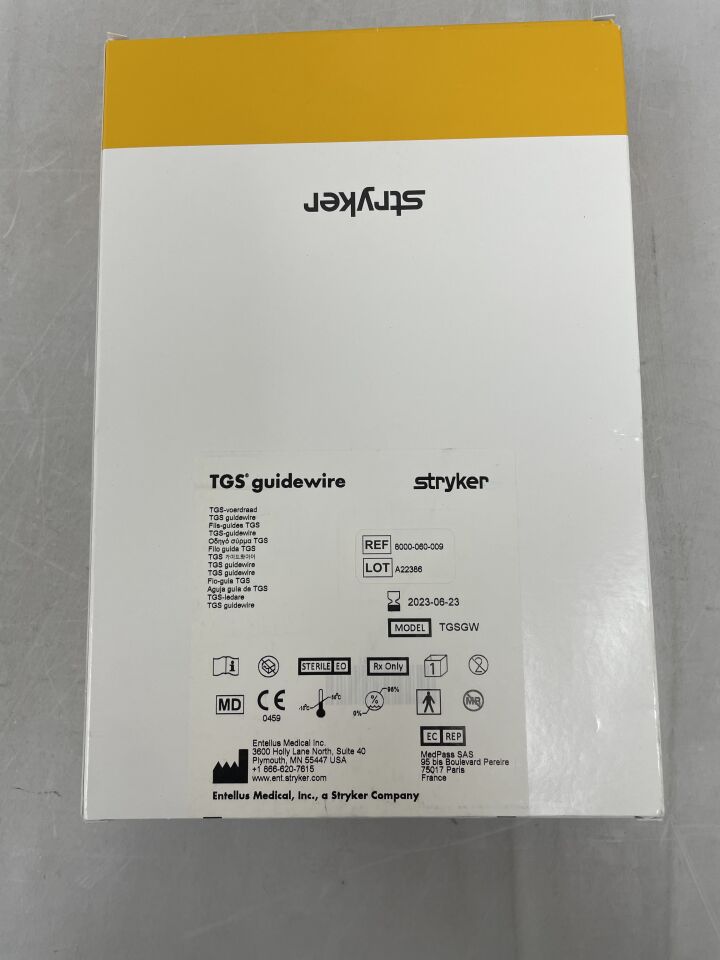 8000-060-009 - STRYKER - TGS Guidewire for XprESS LoProfile System, (BX/1) - ( Expiry Date: 2023-06-23 )