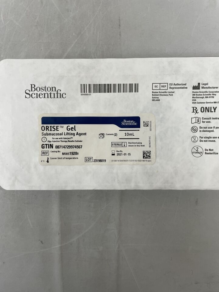 1920 - BOSTON SCIENTIFIC - Orise Gel Submucosal Lifting Agent, 10mL, 23G, (EA) - ( Expiry Date: 2021-01-15 )