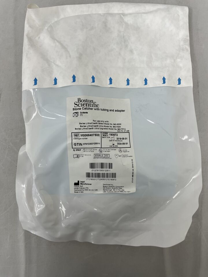 840750 - BOSTON SCIENTIFIC - Stone Catcher with tubing and adapter, for use with Swiss LithoClast, (EA) - ( Expiry Date: 2024-05-31 )
