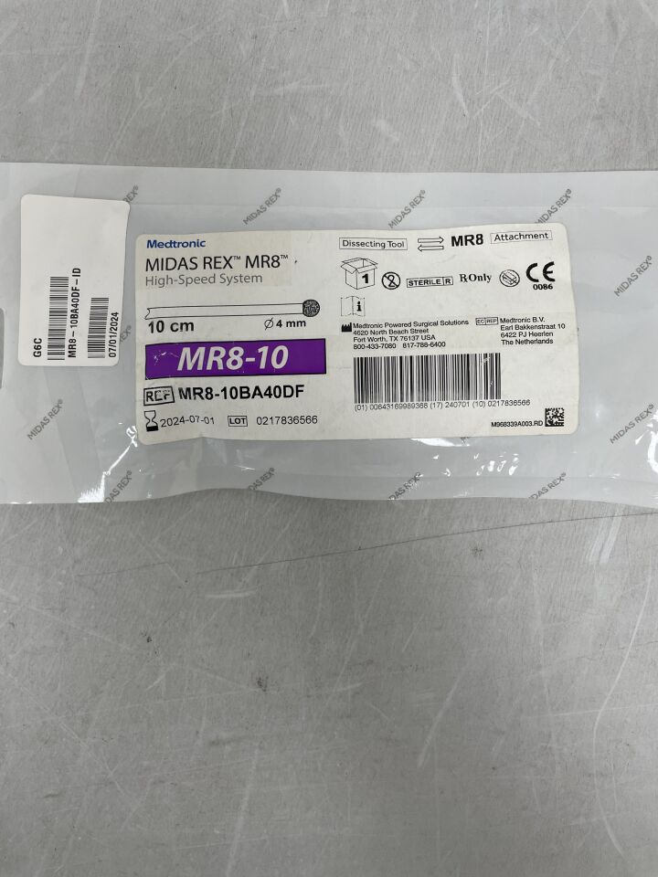 MR8-10BA40DF - MEDTRONIC - Midas Rex MR8, Ball Diamond Fine 10cm, 4mm, (EA) - ( Expiry Date: 2024-07-01 )