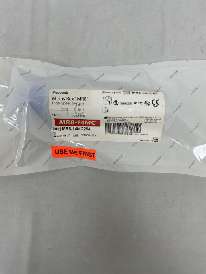 MR8-14MC254 - MEDTRONIC - Midas Rex MR8 High Speed System Dissecting Tool, 14cm, (EA) - ( Expiry Date: 2024-09-15 )
