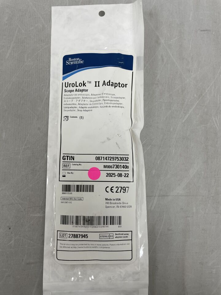 730140 - 波士頓科學 - UroLok II 內視鏡適配器（帶球形接頭），（EA）-（有效期至：2025-08-22）