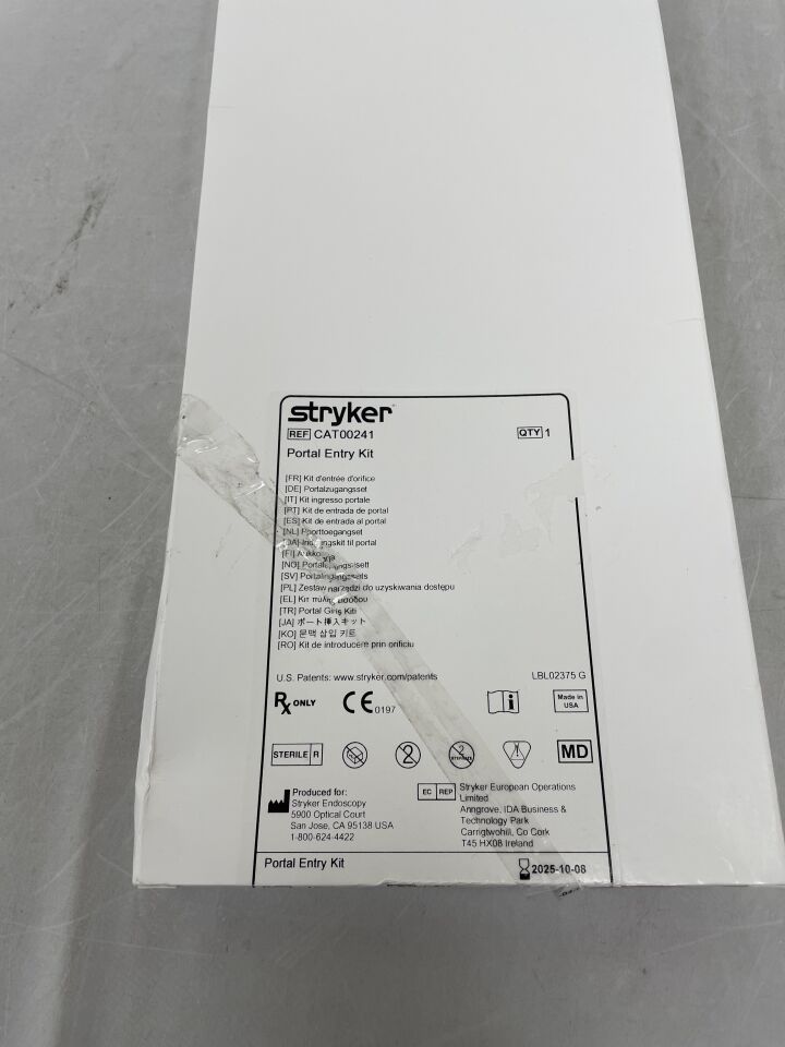 CAT00241  -  STRYKER  -  Portal Entry Kit , ( BX/1 )  -  ( Expiry Date : 2025-10-08 )