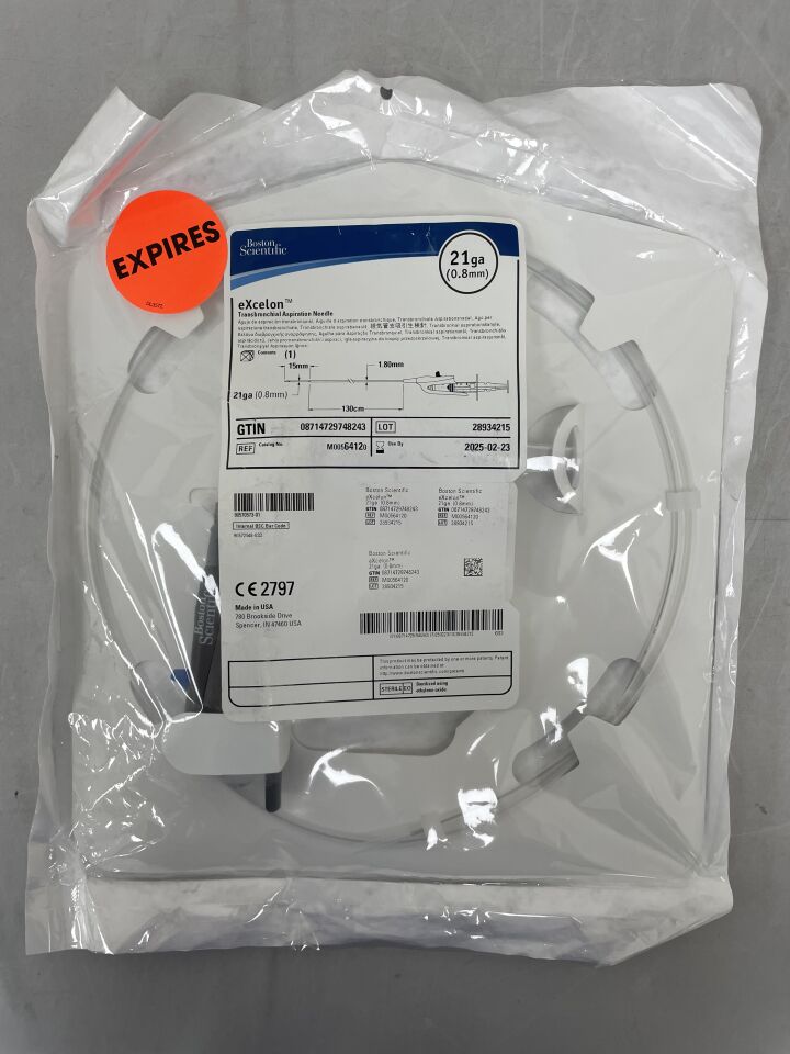 6412 - BOSTON SCIENTIFIC - eXcelon Transbronchial Aspiration Needle - 21Ga, (EA) - ( Expiry Date: 2025-02-23 )