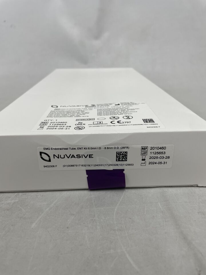 2010460 - NUVASIVE - EMG Endotracheal Tube, ENT Kit 8.7mm OD, (BX/1) - ( Expiry Date: 2025-03-28 )