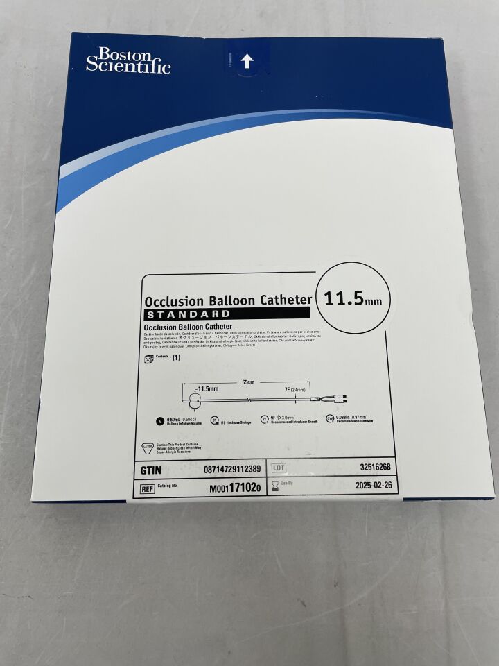 17102 - BOSTON SCIENTIFIC - Occlusion Balloon Catheter - Standard - 11.5mm x 65cm, () - ( Expiry Date: 2025-02-26 )