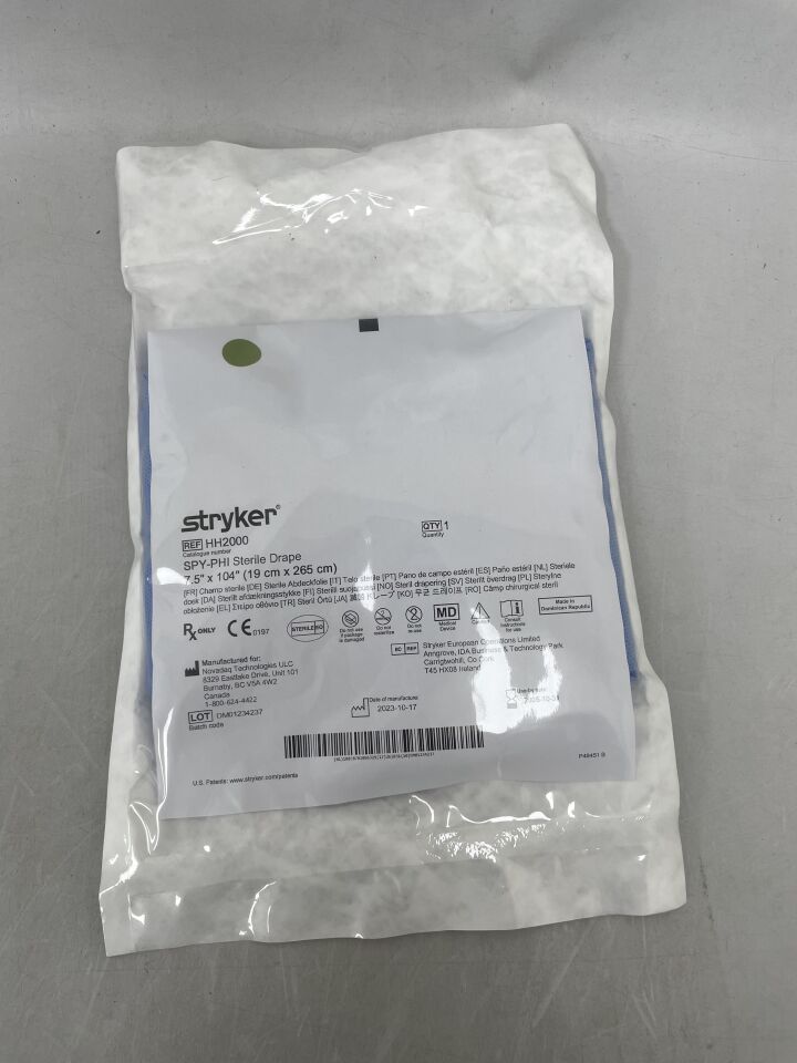 HH2000  -  STRYKER  -  SPY-PHI Drape 7.5inch x 104inch , ( EA )  -  ( Expiry Date : 2026-10-31 )